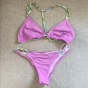 VS bikini set with cheeky bottoms